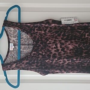 NWT LEOPARD LuLaRoe DANI MAXI DRESS
